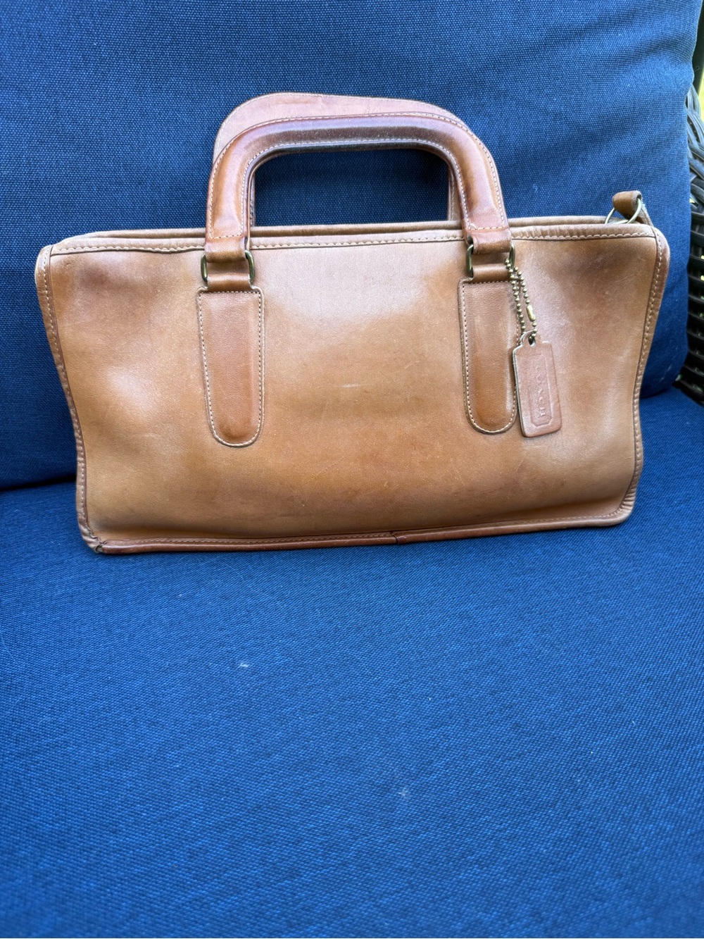 Coach Slim Satchel in British Tan